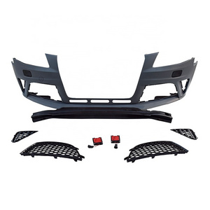 RS4 Front bumper frame for Audi A4 RS4 body kit without front grill car front bumper 2008 2009 2010 2011 2012