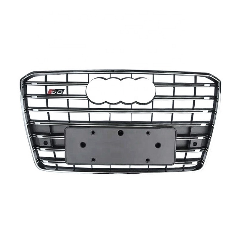 S8 hot sale front grille for Audi A8 high quality ABS front bumper front car body kits for Audi 2015 2016 2017