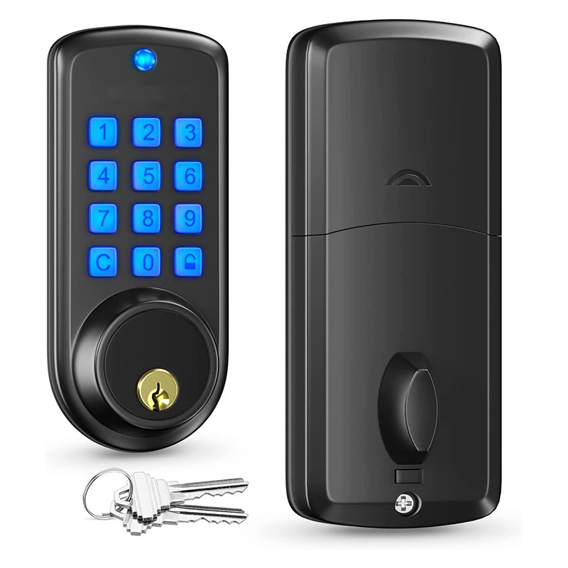 Hot Selling Number Keypad Password Electronic Deadbolt Keyed Entry Front Combination Security Digital Door Lock