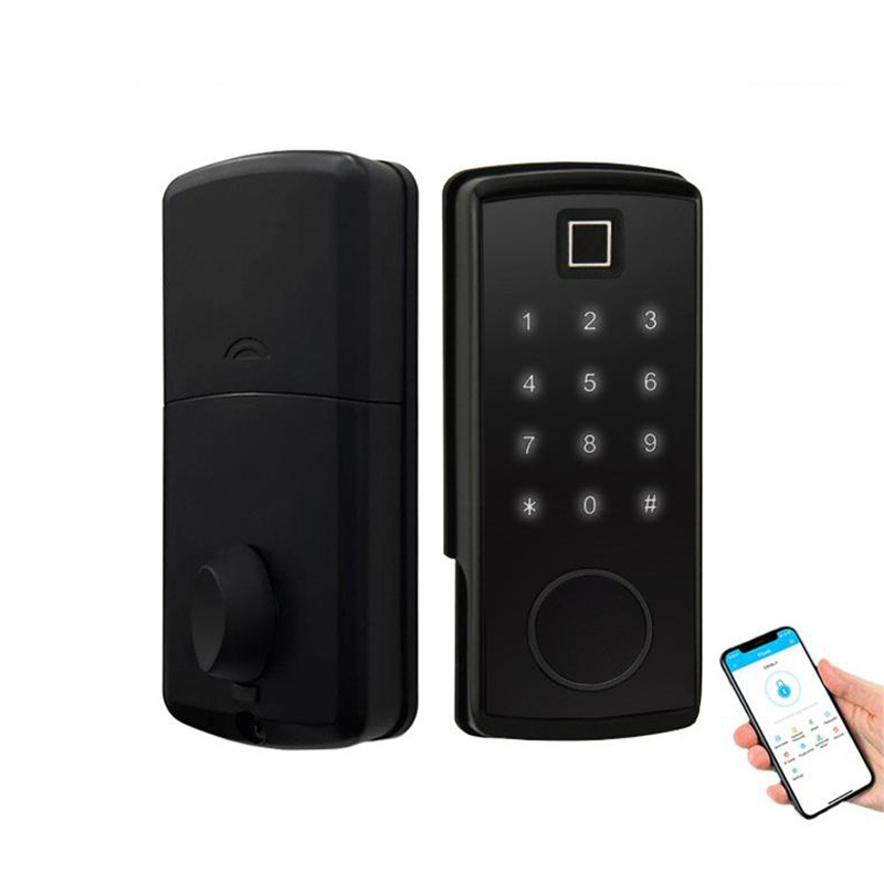 Aidmi Customized automatic smart fingerprint deadbolt door lock with keyboard keyless sliding password door lock