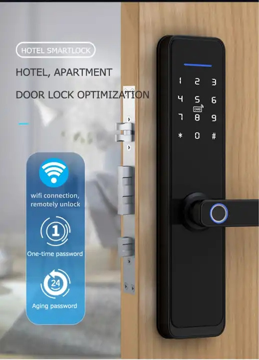 Aidmi Low Price Smart Lock Tuya WIFI APP Fingerprint Cerradura Inteligente Handle Digital Keyless Door Lock