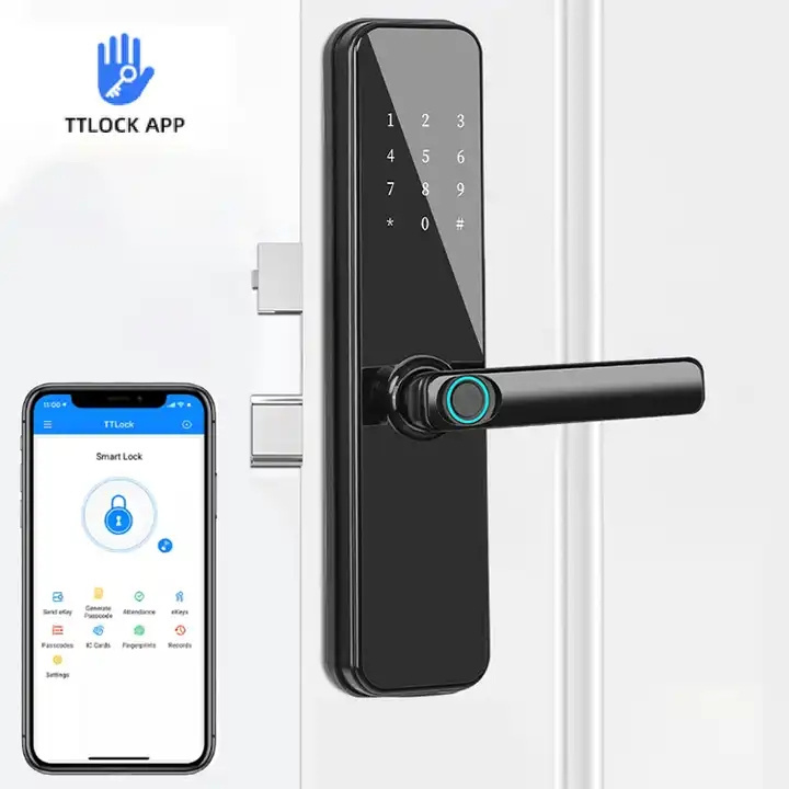 Aidmi Low Price Smart Lock Tuya WIFI APP Fingerprint Cerradura Inteligente Handle Digital Keyless Door Lock