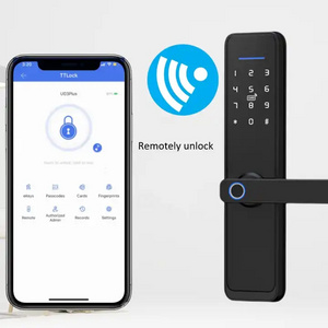 Aidmi Low Price Smart Lock Tuya WIFI APP Fingerprint Cerradura Inteligente Handle Digital Keyless Door Lock