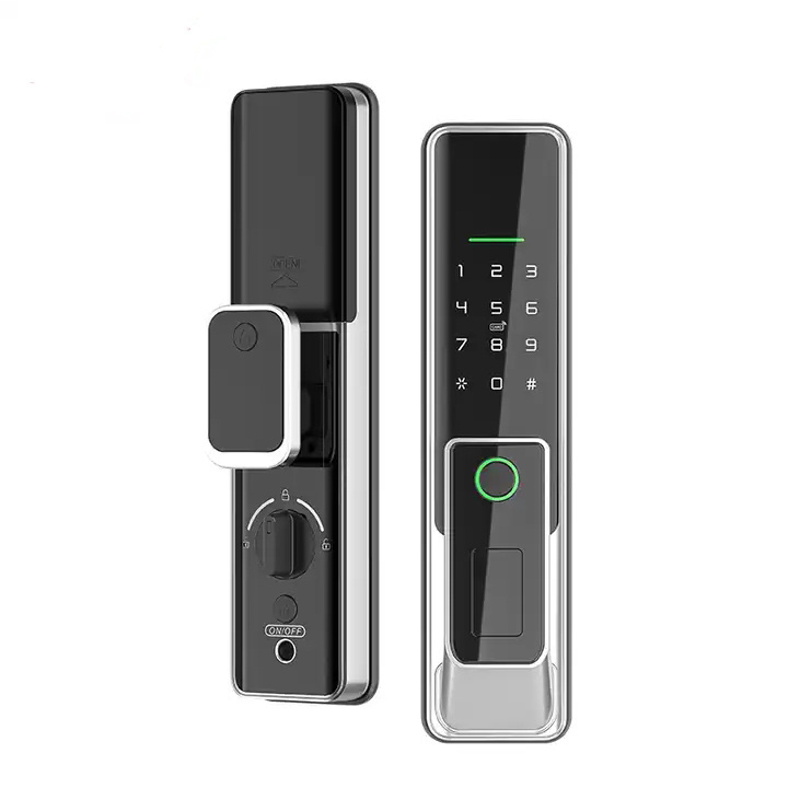 Aidmi 3D Face Recognition Digital Keypad Biometric Fingerprint Intelligent Push Pull Smart Door Lock