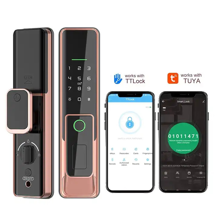 Aidmi 3D Face Recognition Digital Keypad Biometric Fingerprint Intelligent Push Pull Smart Door Lock