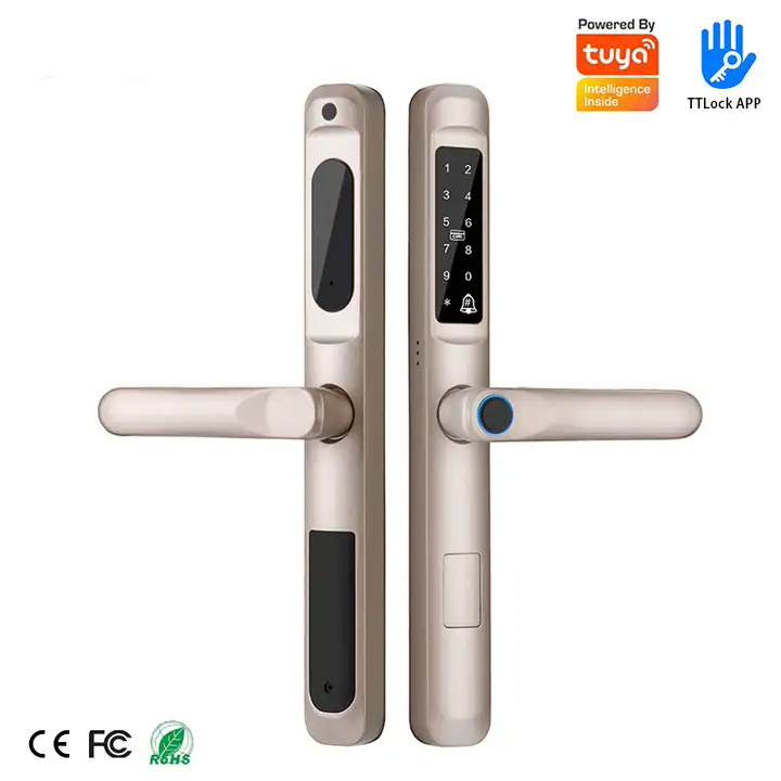 Aidmi Hot Selling Tuya Wifi APP Remote Control Fingerprint Smart Lock with Camera cerraduras inteligentes de exterior