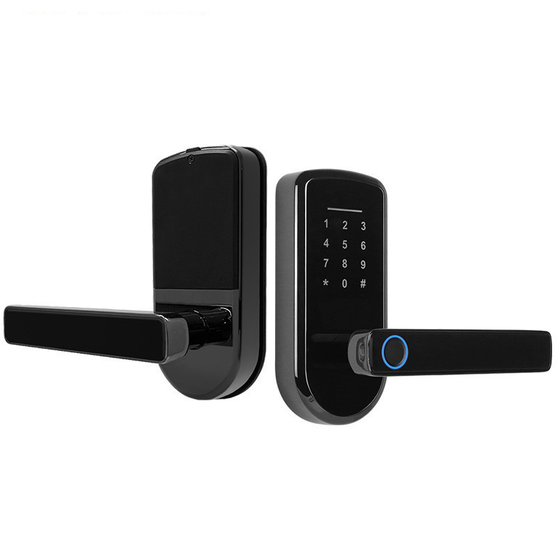 Aidmi WiFi Tuya APP Wireless Keyless Electric Fingerprint Handle Deadbolt Lock With Smart Door Lock