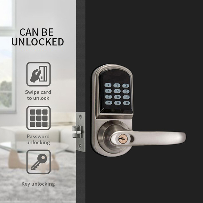 Aidmi smart fingerprint digital safe door lock tuya digit door lock finger print door handle for home