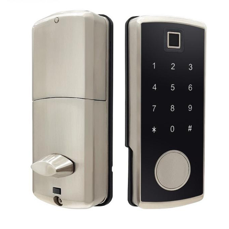 Aidmi keyless auto ttlock electric locks fingerprint code smart lock door alexa deadbolt keypad lock for door