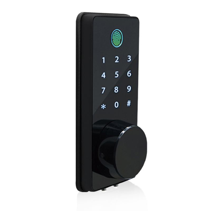 Aidmi Tuya App Automatic Electronic Smart Wooden Door Lock Fingerprint Card Key Deadbolt Security Digital Lock