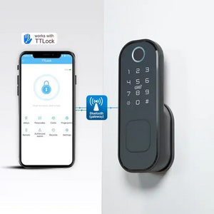 Aidmi Tuya Smart Lock Waterproof Digital Door Lock With Password Card Key For Home Security System Fingerprint Door Lock