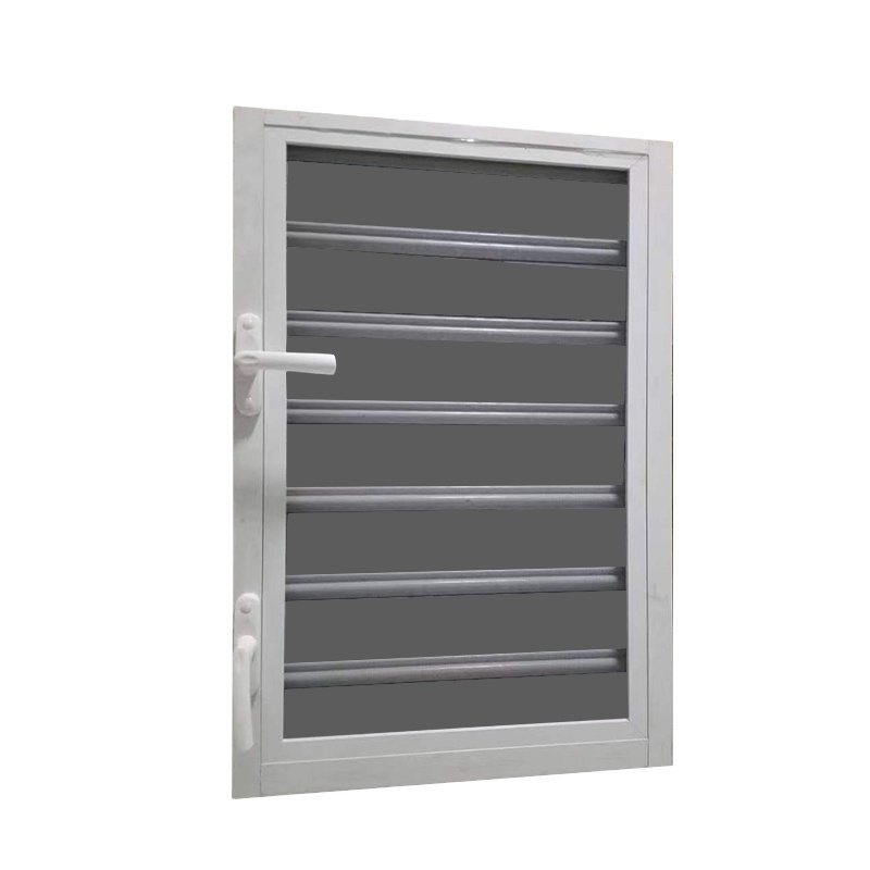 China Factory Custom Dust Proof Soundproof Window Shutters Easy Installation Aluminum Louver Glass