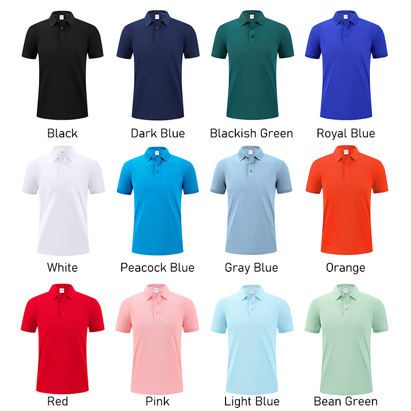 Custom Design Own Brand Stretch Soft Men's t Shirts 5 Spandex 95 Cotton Summer Unisex Cotton Elastic Polo Shirts