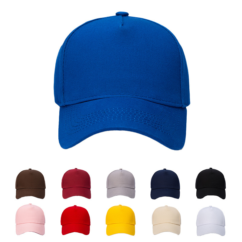 Fitted 5 panel baseball cap  in wholesale hats with custom logo