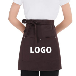 High Quality Hotel Western Restaurant For Cooking Waiter Half Body Short Section Apron Hairdressing Restaurant Uniform