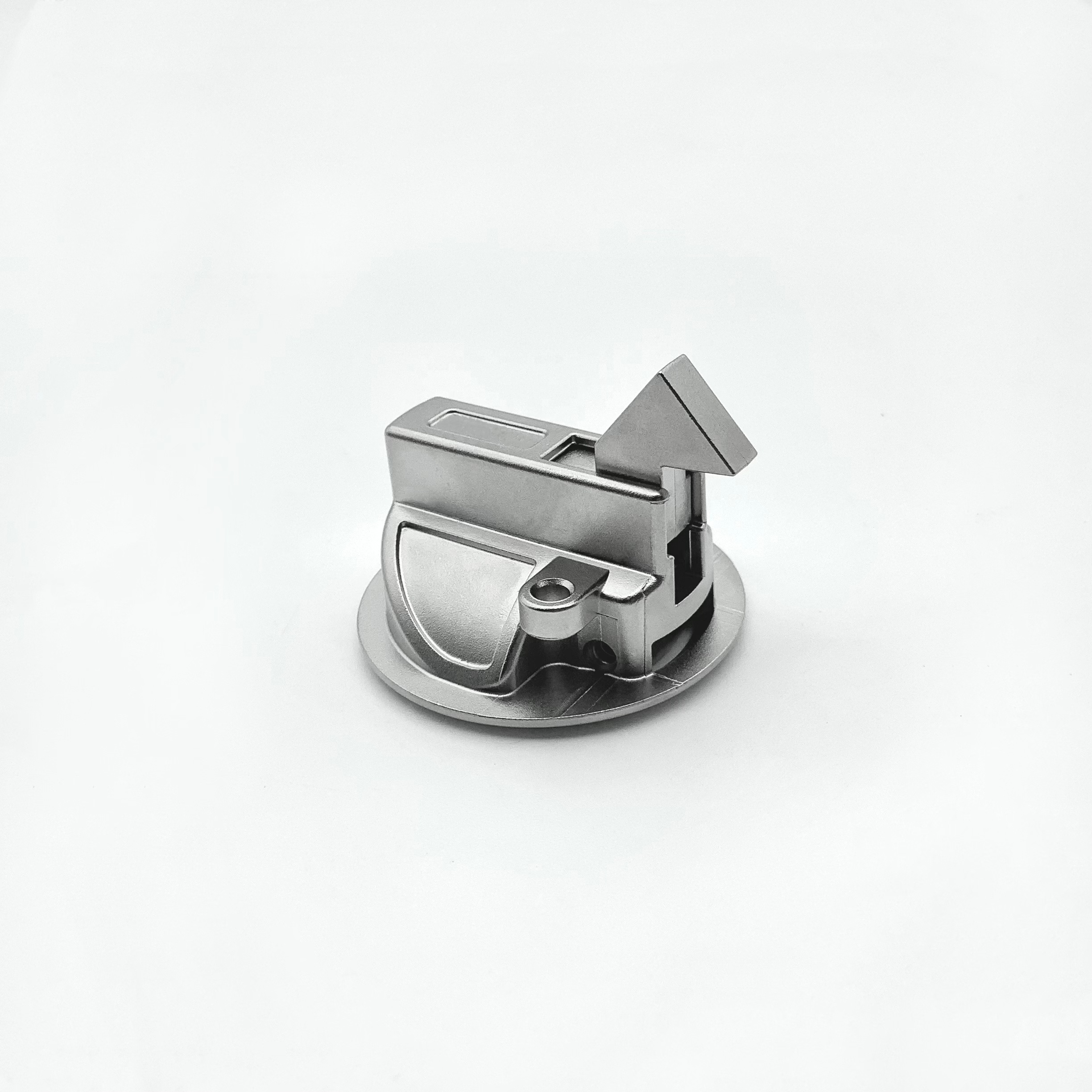 MIM Cam Latch Round Pull Ring Handle Lock Stainless Steel Boat Fittings Flush Pull Deck Slam Latch