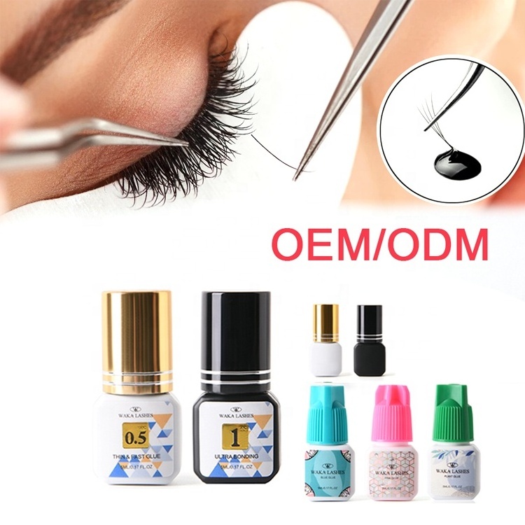 wholesale Korea fast drying volume eyelash glue private label 5ml lash glue eyelash extensions glue for eyelash extension