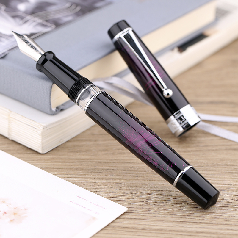 MAJOHN T5 metal  paint pen holder differential piston fountain pen adult business office signature signature student writing