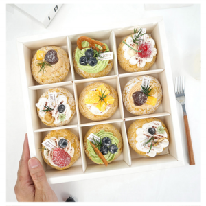 Plastic Moon Cake Boxes Packaging Transparent Luxury for Gift Kraft Paper Food Candy Box Carton Mooncake Box Silk Screen Etc