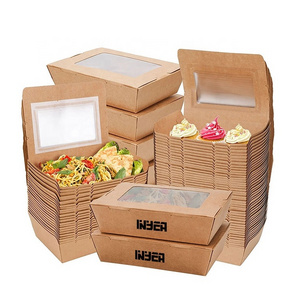 Custom Printed White Cardboard Single Cake Packing Boxes Biodegradable Cardboard Cupcake Food Packaging Box Kraft Paper Carton