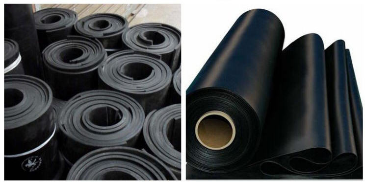 Cheap EPDM SBR Rubber Reinforced Waterproof Membrane Rubber Sheets