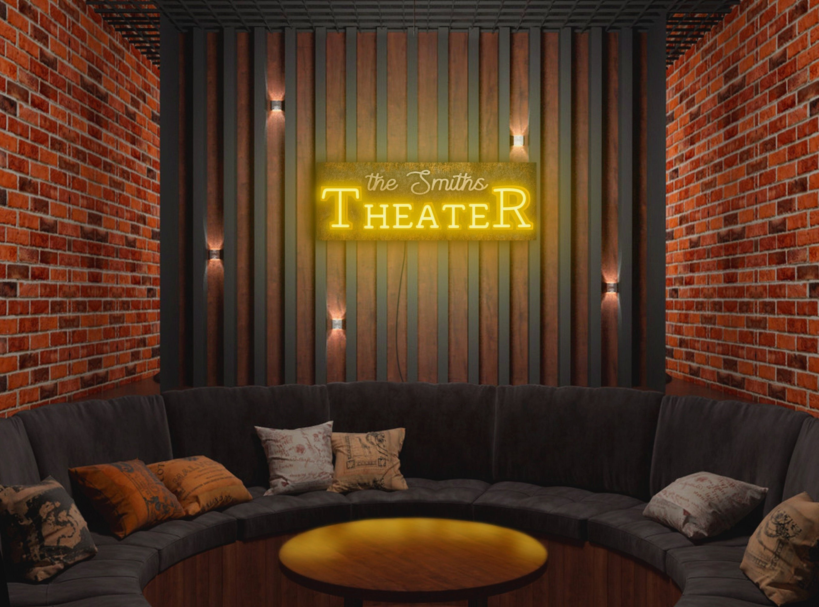 Custom LED Neon Sign Theater Cinema LED Light Up Sign Store Business Wall Logo Design Neon Sign Light for Wall Art Decoration