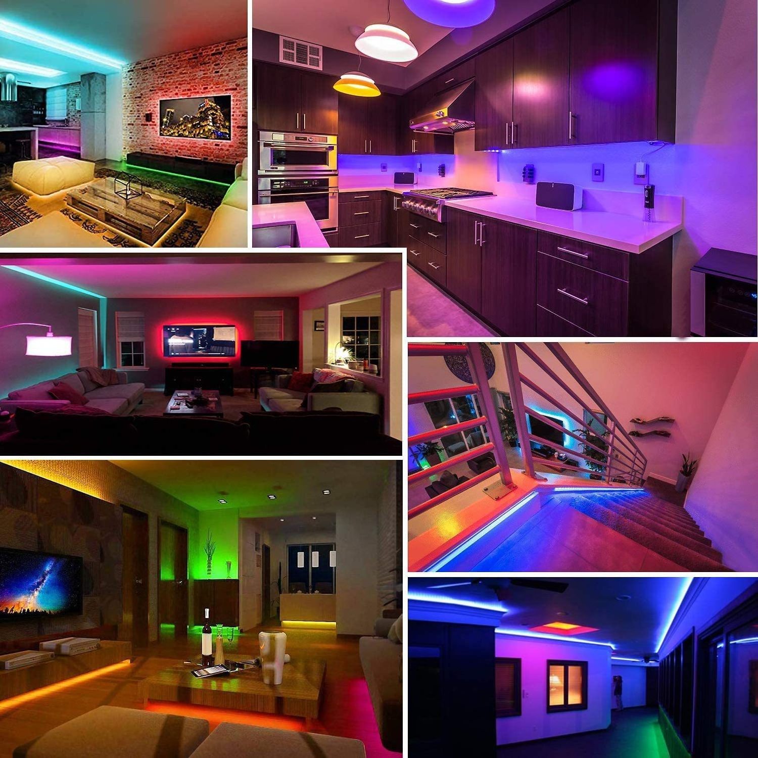 Smart RGB LED Strip light with SMD 5050 RGB Bluetooth intelligent APP 44 key remote control 5V 12V LED light strip