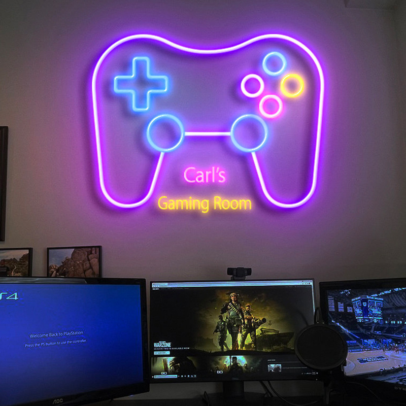 Gaming Room Gamer Wall Decor Custom Neon Sign Playroom Custom Neon Sign Teen Gifts  Playroom  For Bedroom Home Wall Decor