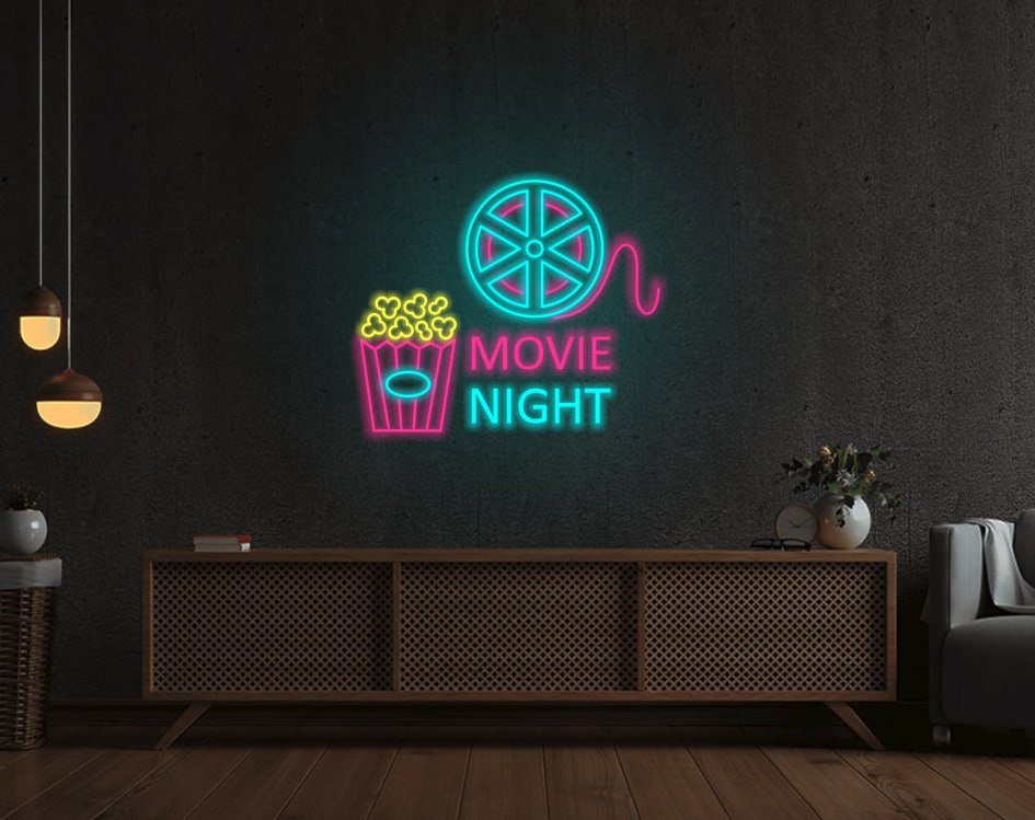 Custom LED Neon Sign Theater Cinema LED Light Up Sign Store Business Wall Logo Design Neon Sign Light for Wall Art Decoration