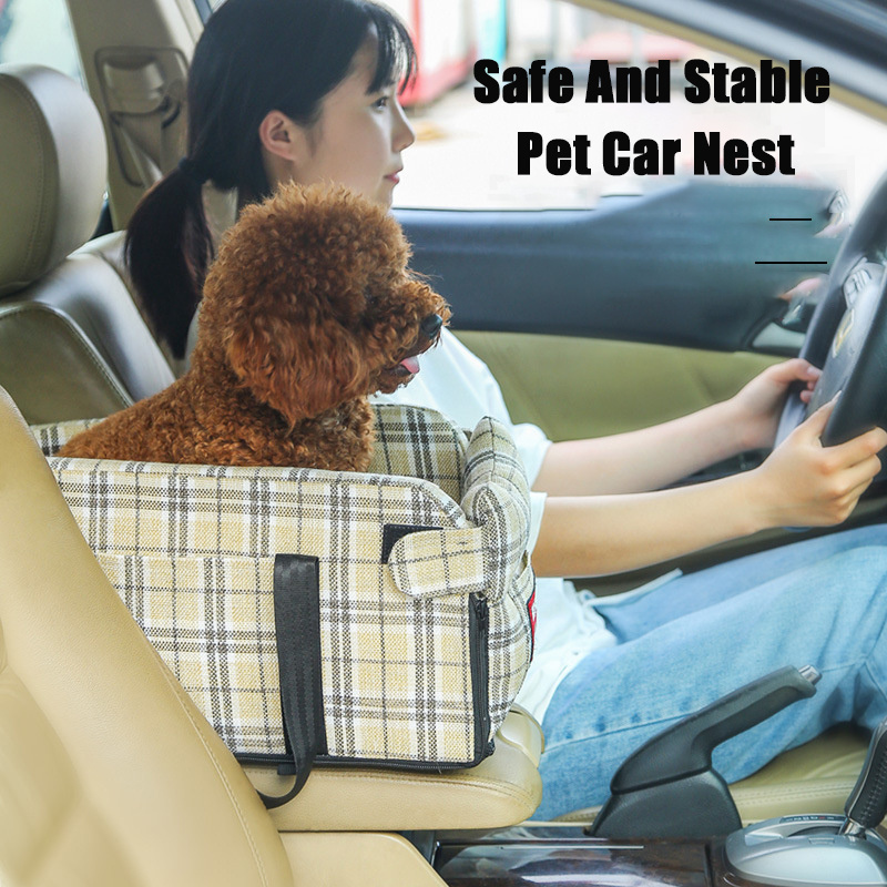 PiCi Paw Multifunctional Dog Car Seat for Small Dogs Center Console Seat Pet Booster Seat for Car Puppy