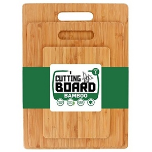 Bamboo Cutting Boards Wood Cutting Board for Chopping Meat Vegetables Knife Friendly Serving Tray with Handles