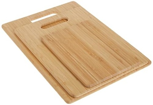 Bamboo Cutting Boards Wood Cutting Board for Chopping Meat Vegetables Knife Friendly Serving Tray with Handles