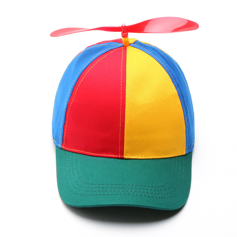 Spring Summer Kids Baseball Snapback Caps Dad Hats Detachable Propeller Bamboo Dragonfly 3D Embroidered Fruit Pattern Parties