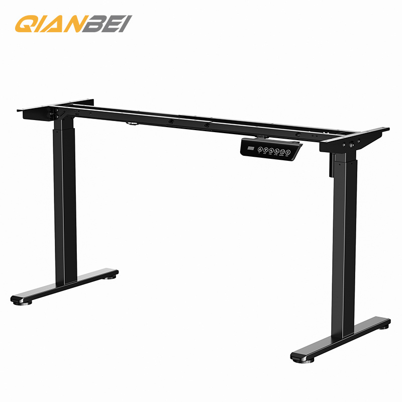 2024 QB new Furniture Intelligent Electric Height metal desk frames Adjustable Desk Sit Stand Desk Frame