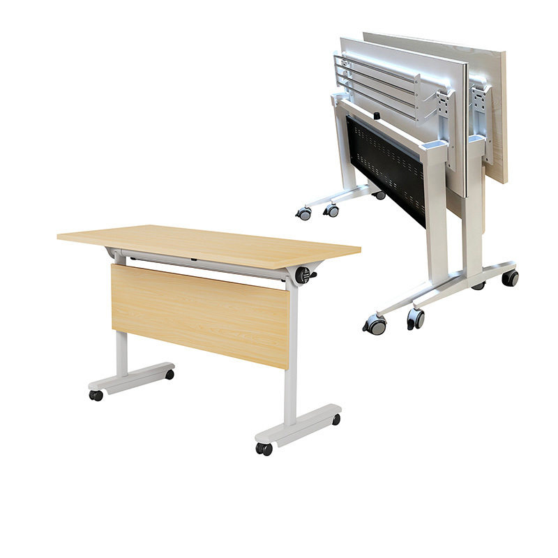 Furniture mobile folding training table wholesale office folding desk table for conference meeting table