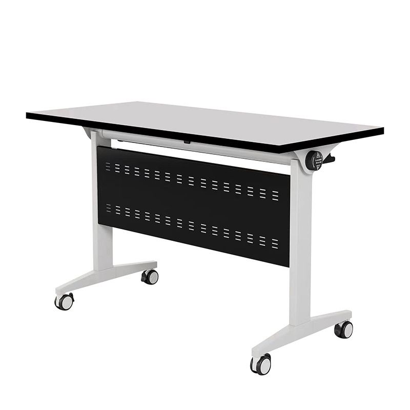 Furniture mobile folding training table wholesale office folding desk table for conference meeting table