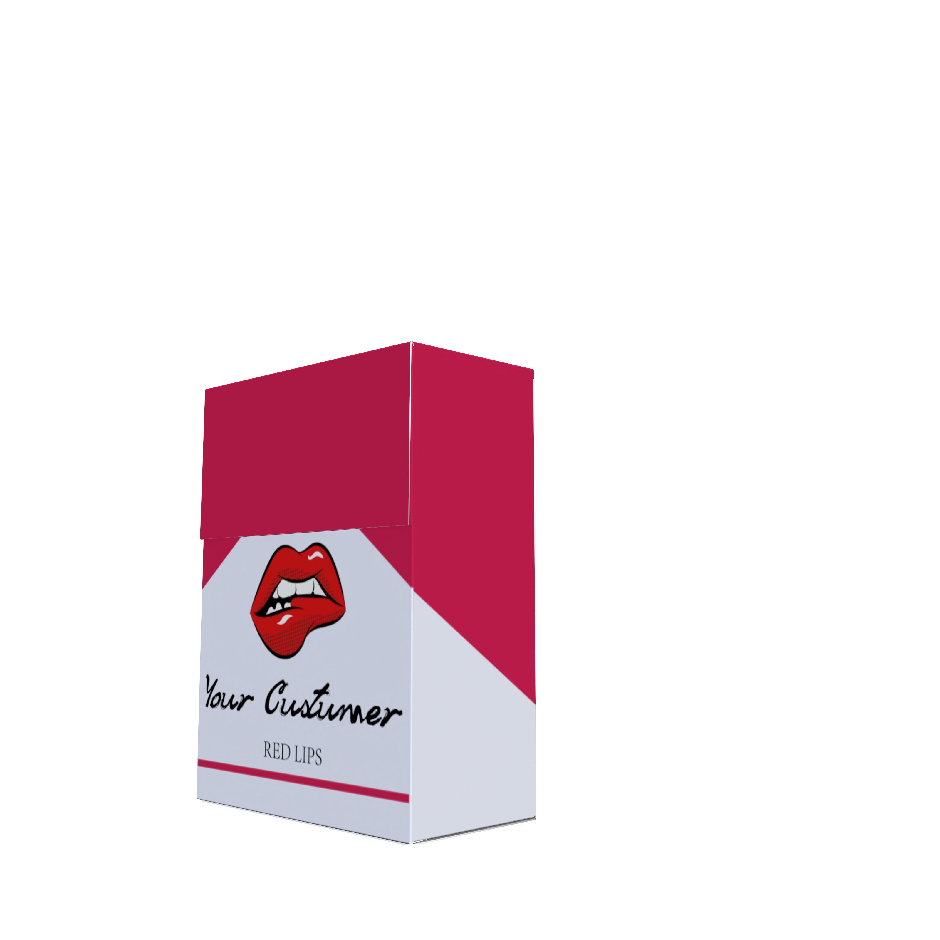 Wholesale customized free design cigarette lipstick packaging box cigarette shipping box