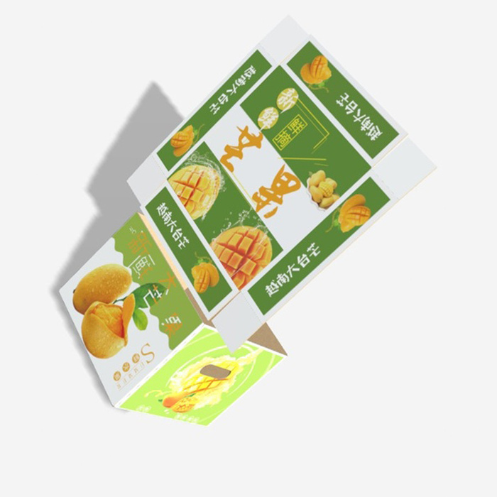 Wholesale Custom Fruit Paper Packaging Box Mango Pineapple Packaging Box Fruit Gift Box