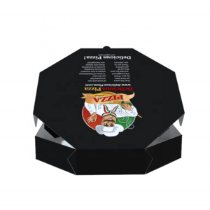 16 inch pizza box Custom personalized octagon pizza box french fries chicken food pack paper pizza box