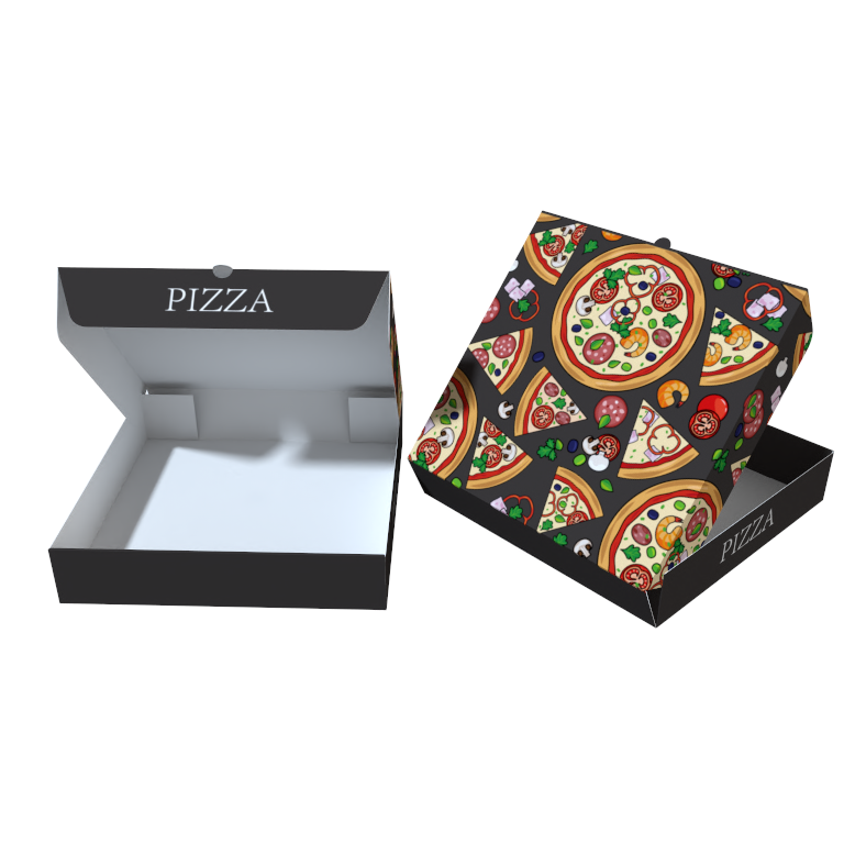 Pizza Box 12 16 Inch Custom Made Corrugated Black Pizza Box 15 Inch