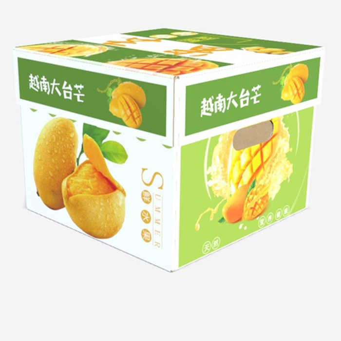 Wholesale Custom Fruit Paper Packaging Box Mango Pineapple Packaging Box Fruit Gift Box