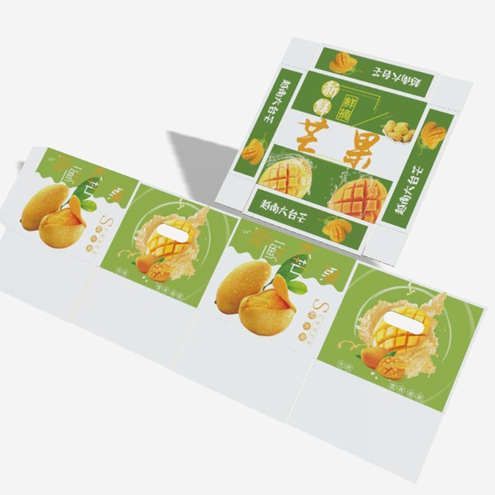 Wholesale Custom Fruit Paper Packaging Box Mango Pineapple Packaging Box Fruit Gift Box