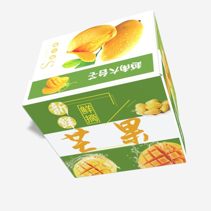 Wholesale Custom Fruit Paper Packaging Box Mango Pineapple Packaging Box Fruit Gift Box