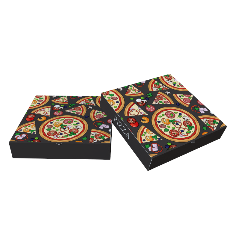 Pizza Box 12 16 Inch Custom Made Corrugated Black Pizza Box 15 Inch