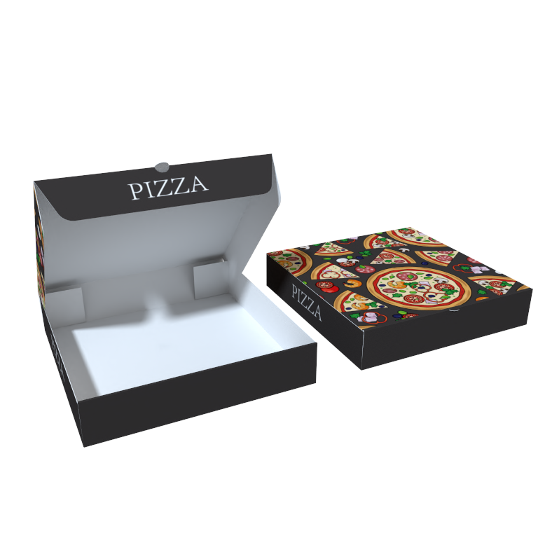 Pizza Box 12 16 Inch Custom Made Corrugated Black Pizza Box 15 Inch