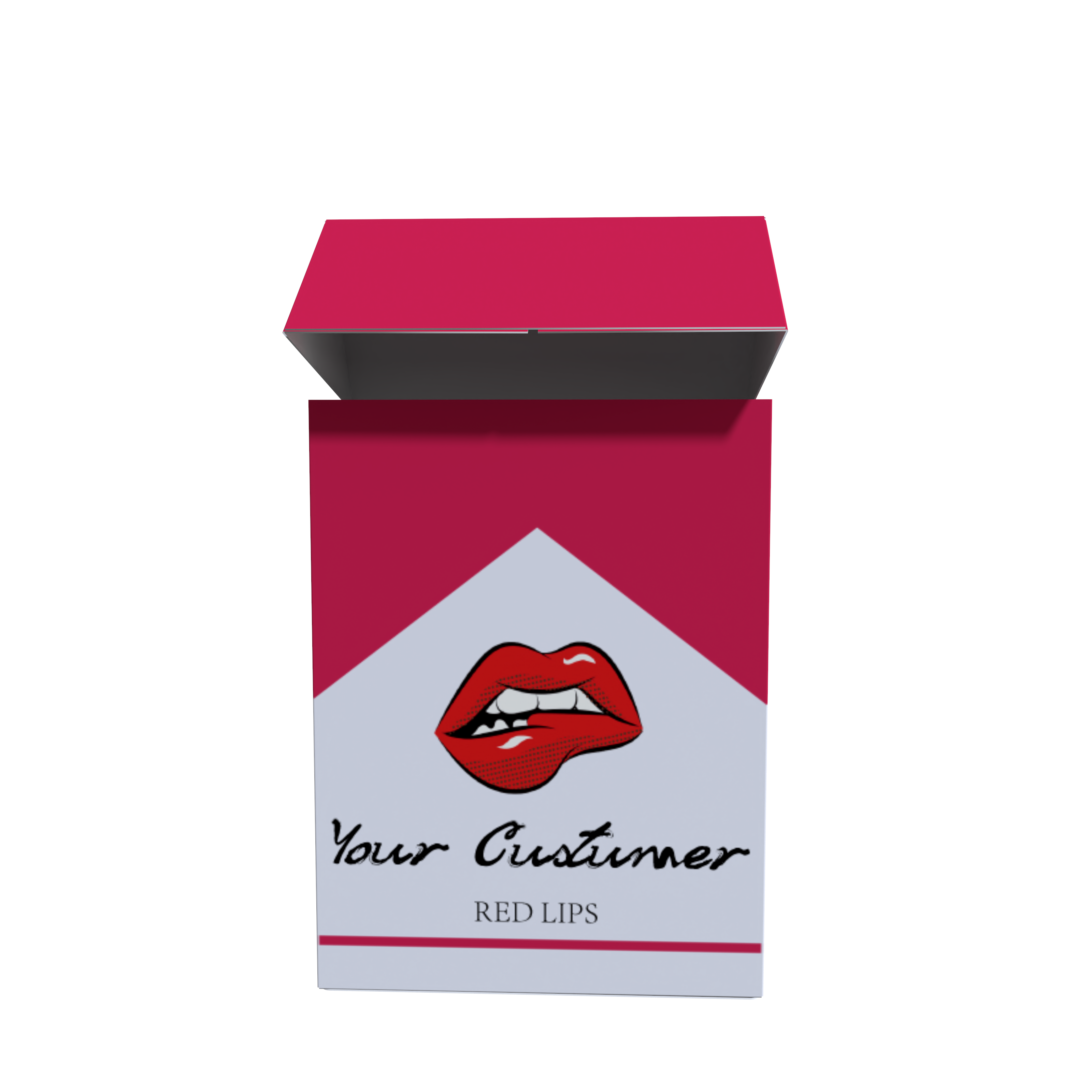 Wholesale customized free design cigarette lipstick packaging box cigarette shipping box