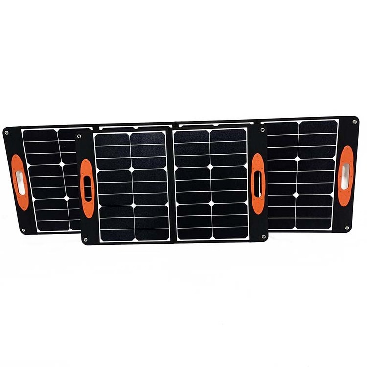 Sun Power Outdoor Panel Solar Portatil 60w 80w 100w Foldable Camping Kit Set