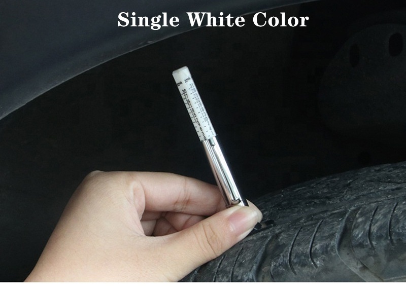 V00038800 Easy operated high accurate tire tread depth gauge with three colors measure tire thread