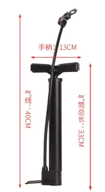 Vtogether V00014700 Wholesale Bicycle Accessories Foot Pump Bike Air Floor Pump Steel Bicycle Inflator Cycling Frame Pump