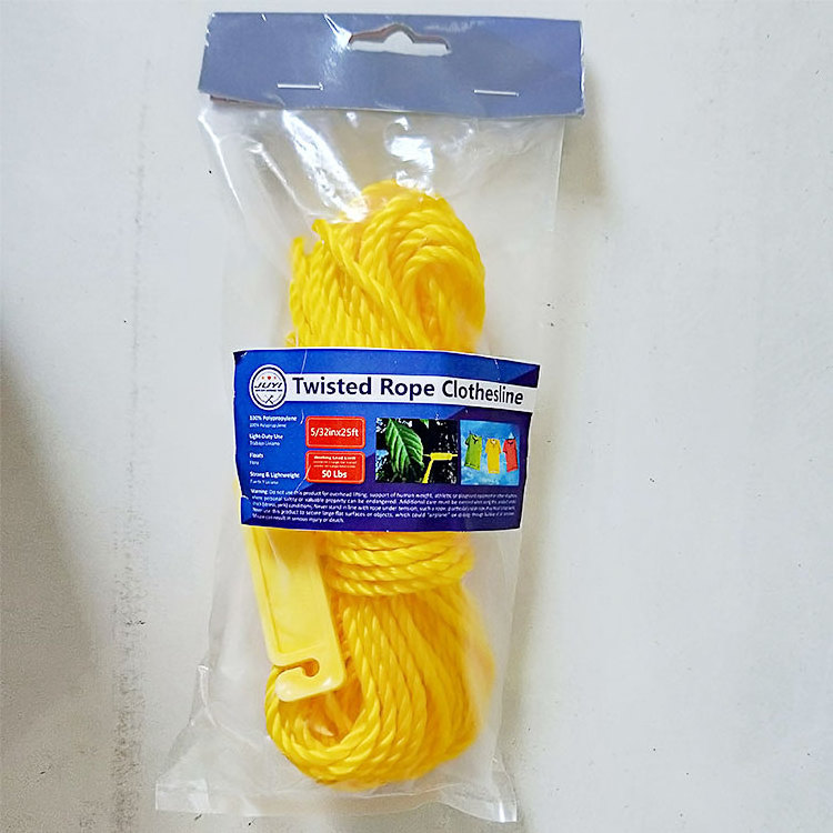 Cord Whoopie Slings Hammocks Arborists Boating 1/4''x100'PP hollow braid rope